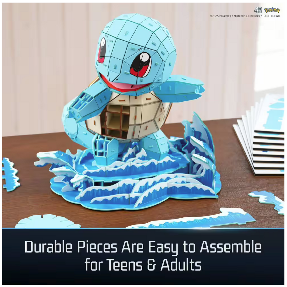 Spin Master Pokémon Squirtle 4D Build Puzzle