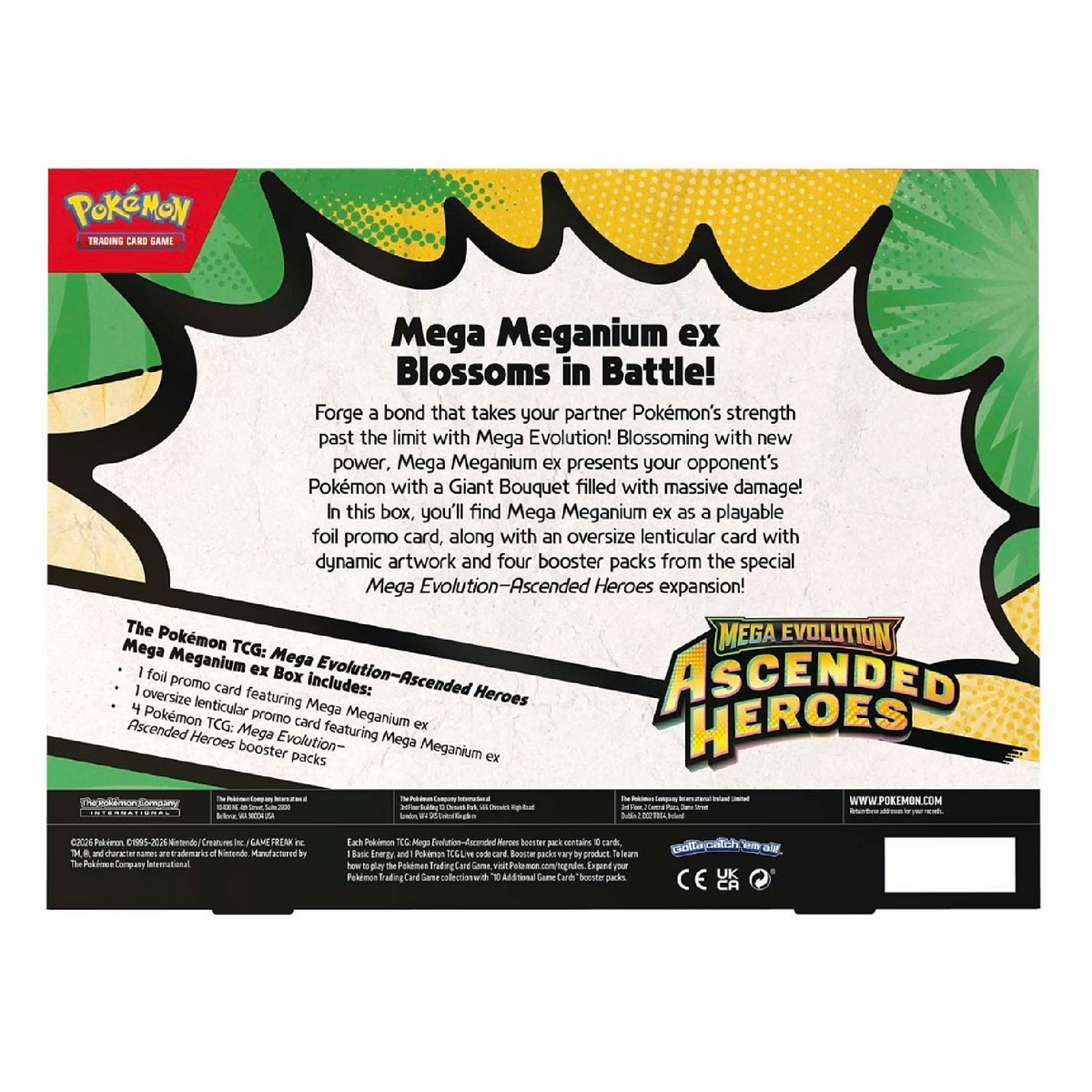 Pokémon Ascended Heroes Mega Meganium ex Box (EN)