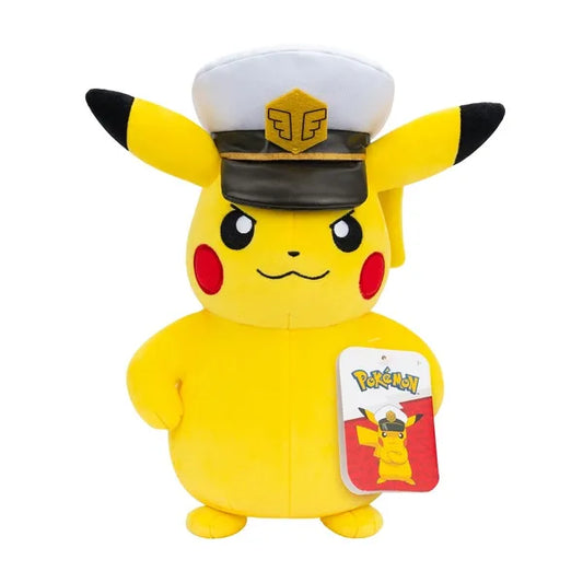 Pokémon Captain Pikachu Plush (20 cm)
