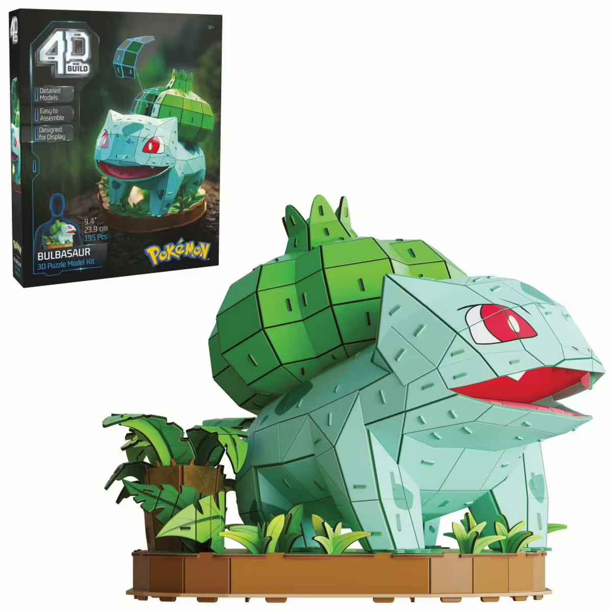 Spin Master Pokémon Bulbasaur 4D Build Puzzle