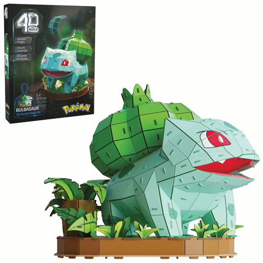 Spin Master Pokémon Bulbasaur 4D Build Puzzle