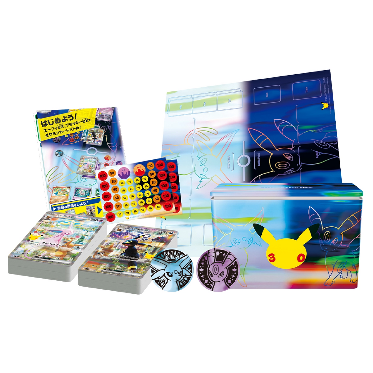 Pokémon 30th Celebration Premium Deck Set Espeon & Umbreon (JP)