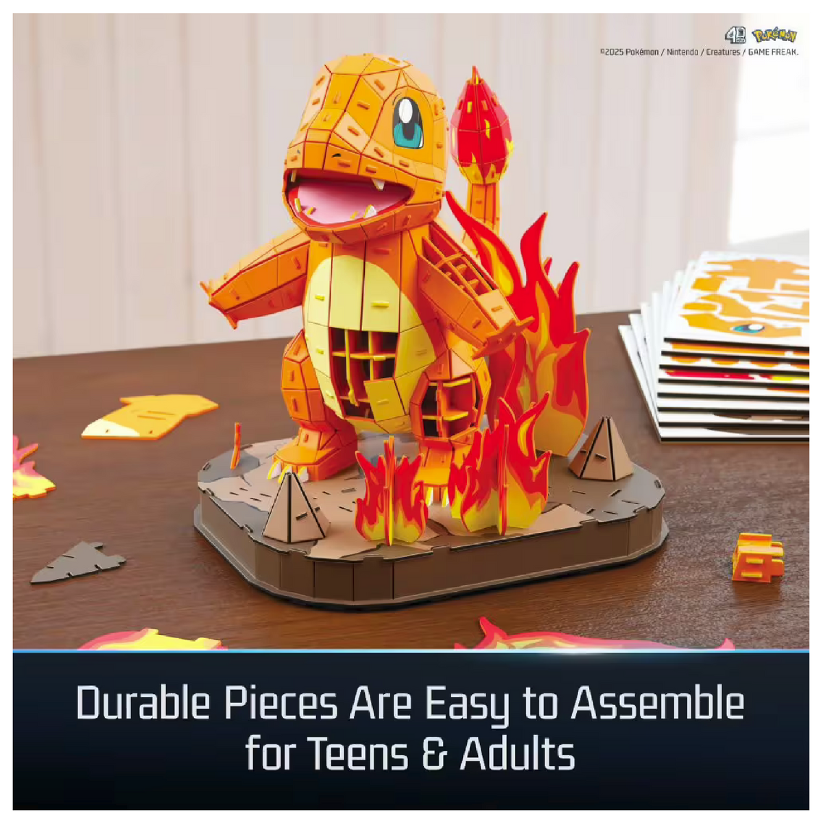 Spin Master Pokémon Charmander 4D Build Puzzle
