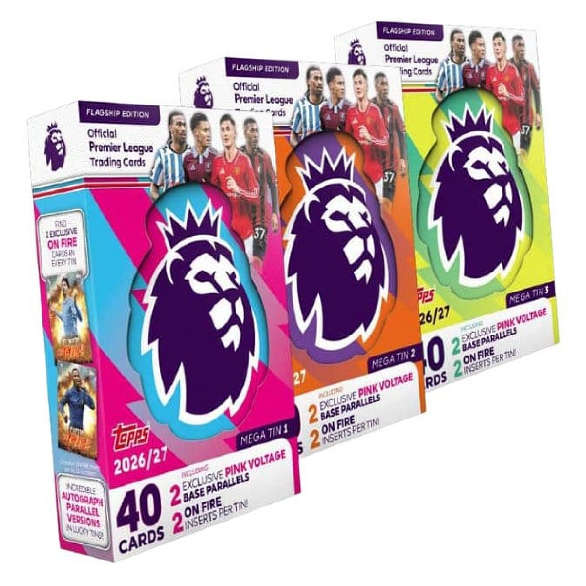 Topps Premier League 2026/2027 Trading Cards Mega Tin