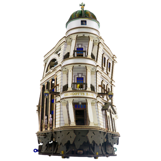 Ugears Harry Potter Wooden Model Kit Gringotts Bank Marble Run