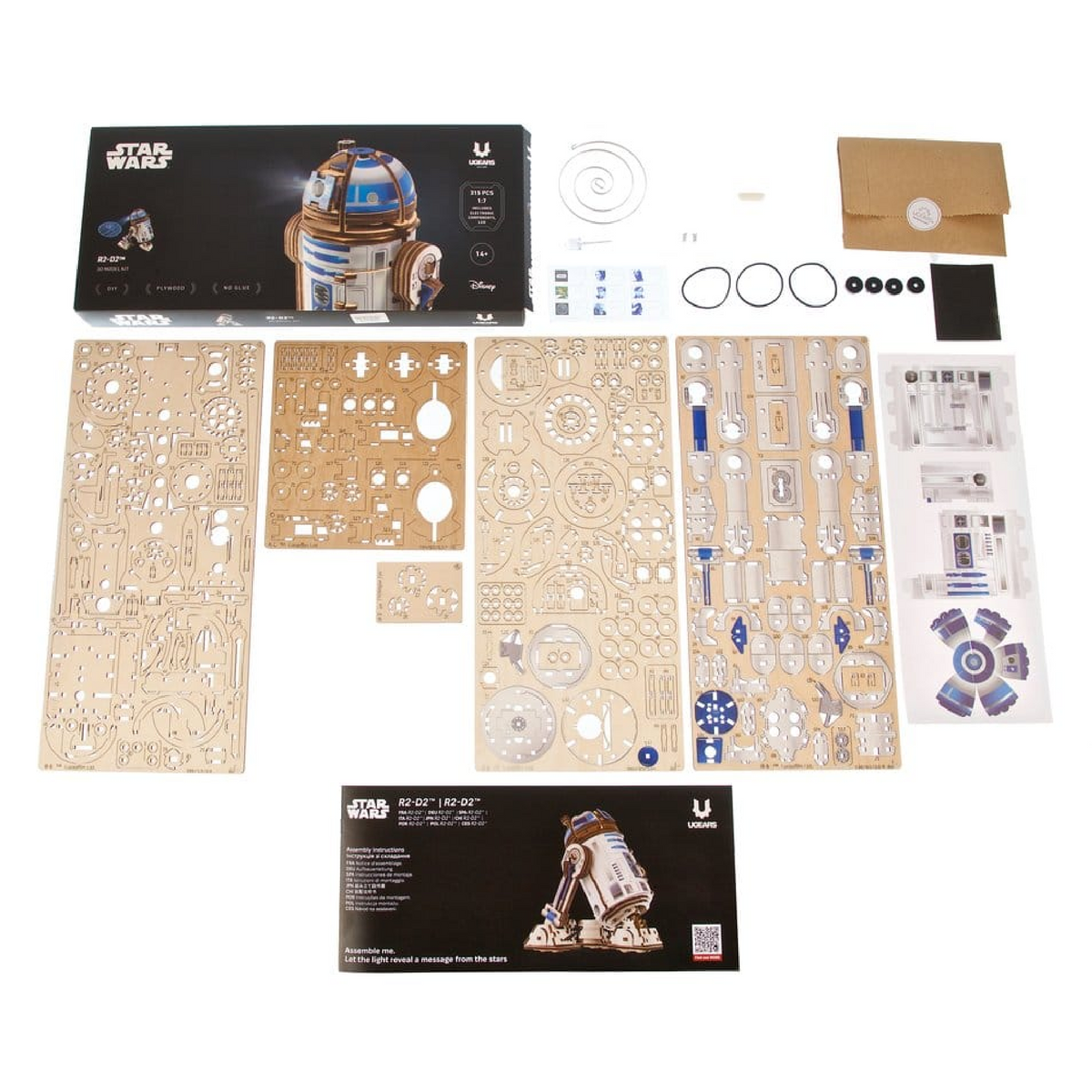 Ugears Star Wars Wooden Model Kit R2-D2