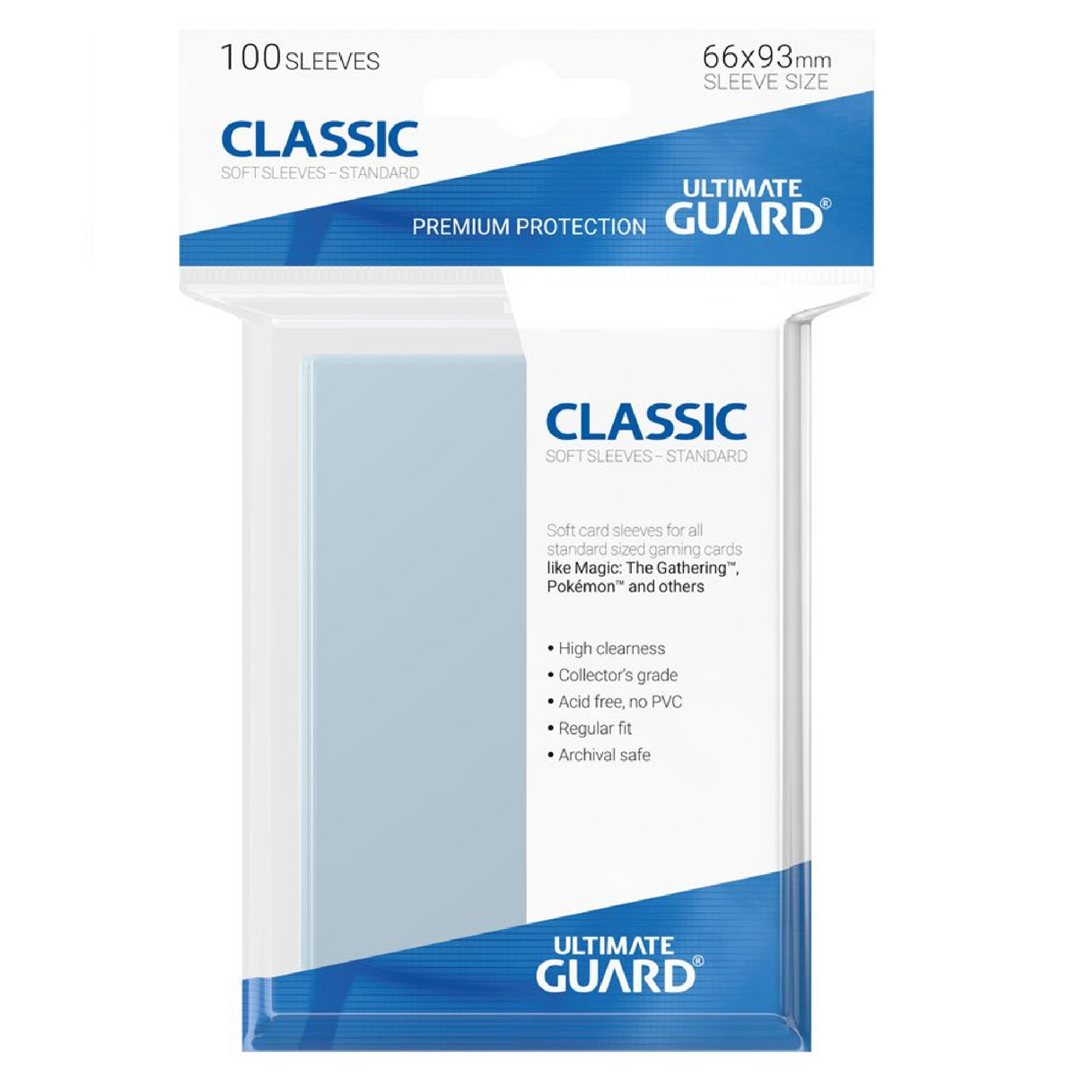 Ultimate Guard Classic Sleeves Standard Size (100 stk.)