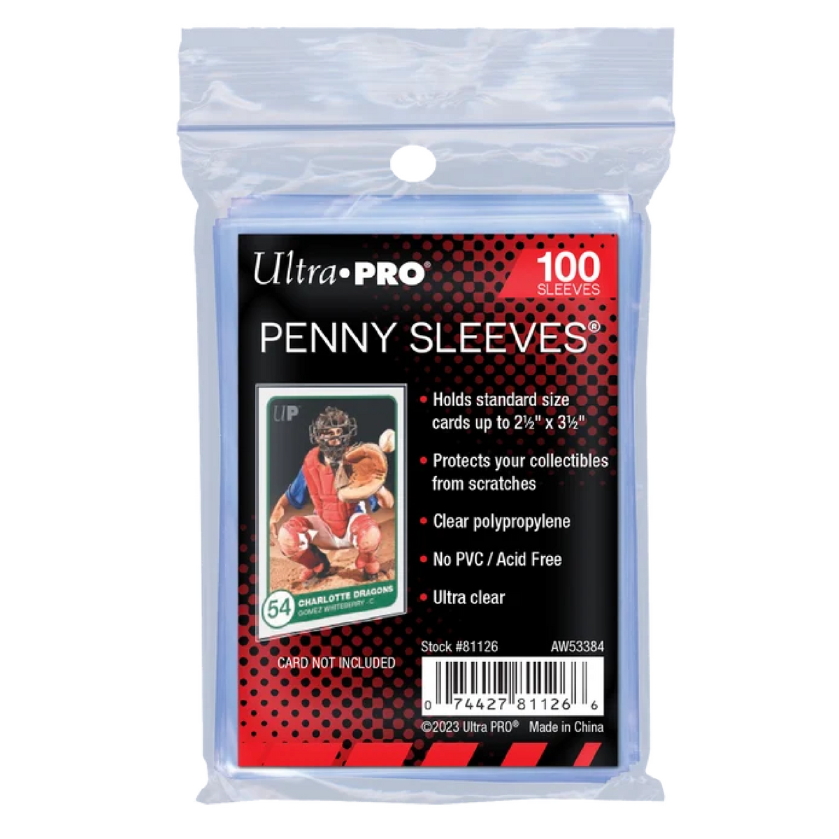 Ultra PRO – Clear Soft Penny Sleeves (100 stk.)